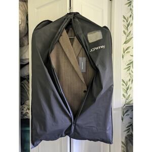 Stafford Sport Coat Classic New/ Tags 100% Merino Wool - Mens Brown 52 Regular